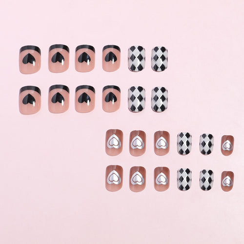 Decorative Press-On Nail Set Bowlift