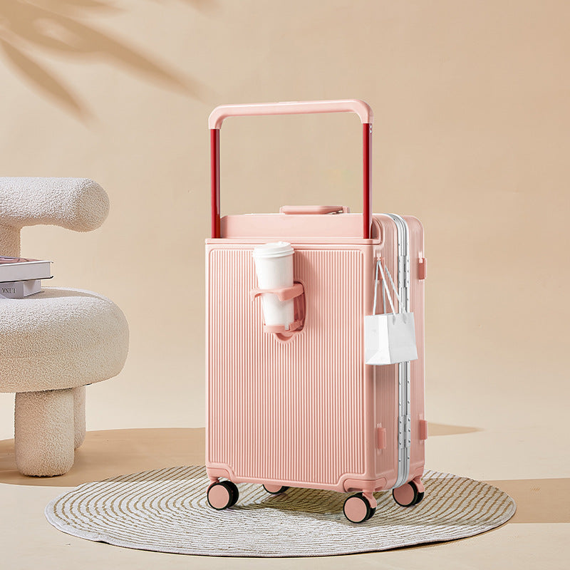 Compact Travel Roller Suitcase Bowlift