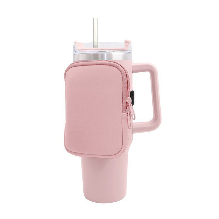 Ladies Portable Insulated Bottle with Practical Shoulder Strap Bowlift