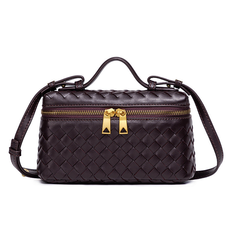 Luxury Woven Crossbody Handbag Bowlift