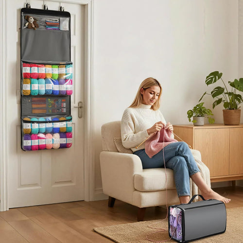 Creative Wool Organizer Bag Bowlift