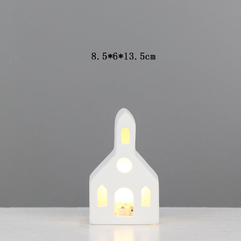 Ceramic House-Shaped Tea Light Holder Bowlift