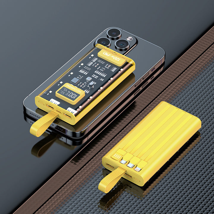 Portable power bank with powerful fast charging technology and intelligent battery level display Bowlift