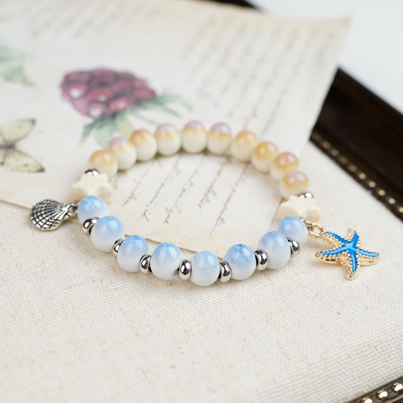 Heart-Shaped Beaded Bracelet Bowlift