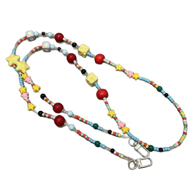 Colorful Beaded Eyewear Chain Bowlift