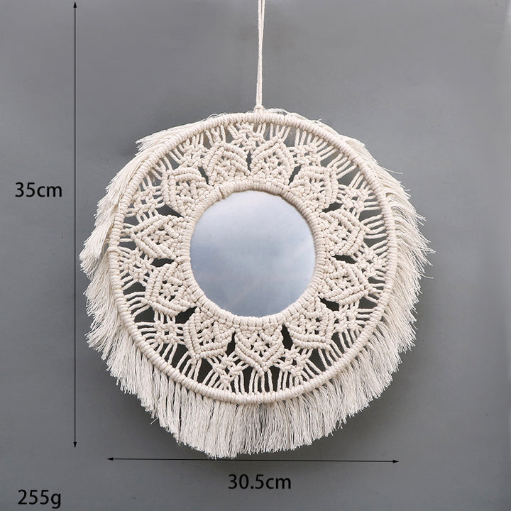 Decorative Macrame Mirror Bowlift