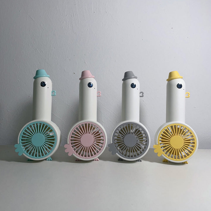 Unisex Portable Animal Design Mini Fan Bowlift