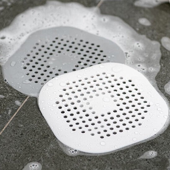 Flexible silicone sink drain strainer cover with anti-clog perforated design Bowlift