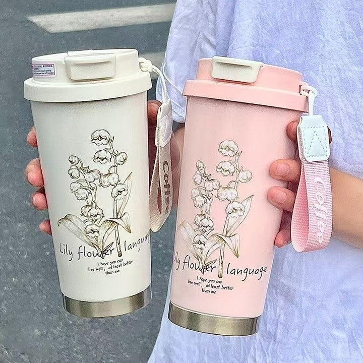 Women insulated travel mug with aroma protection Bowlift