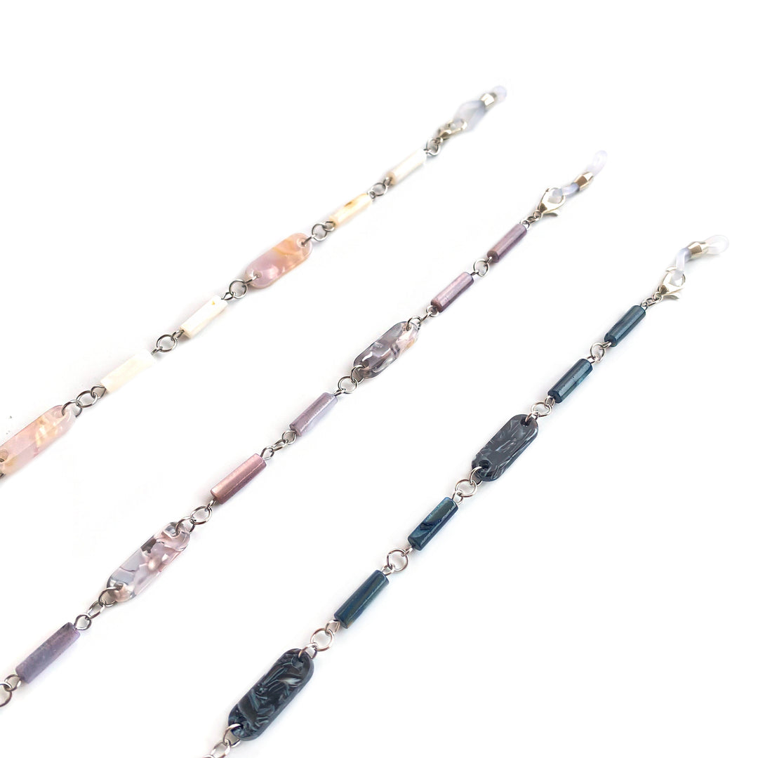 Elegant Gemstone Eyewear Chain Bowlift