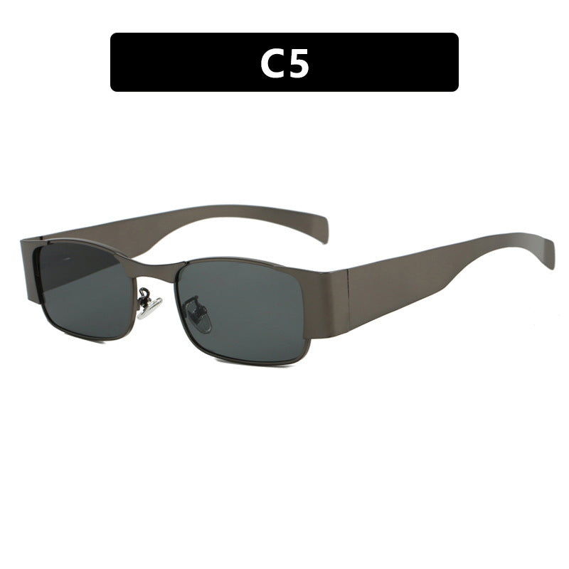 Women's fashionable rectangular sunglasses with elegant lenses Bowlift