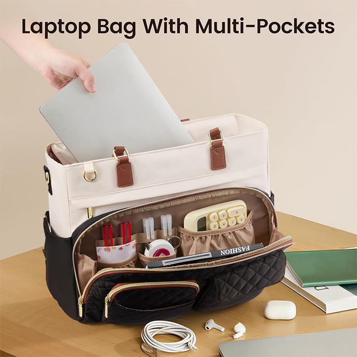 Multi-Functional Quilted Utility Tote Bowlift