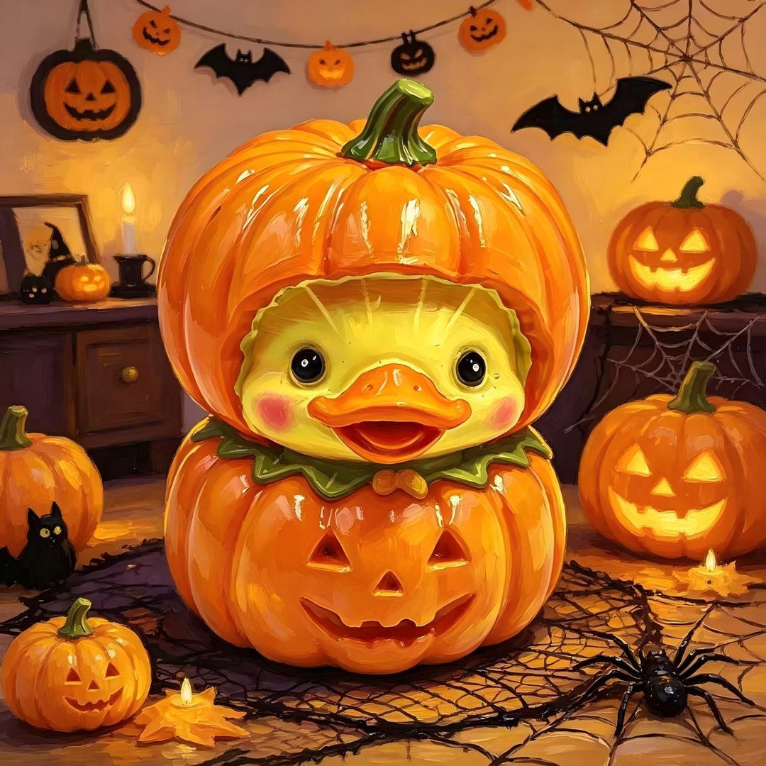 Funny rubber duck with berry pot cut Bowlift