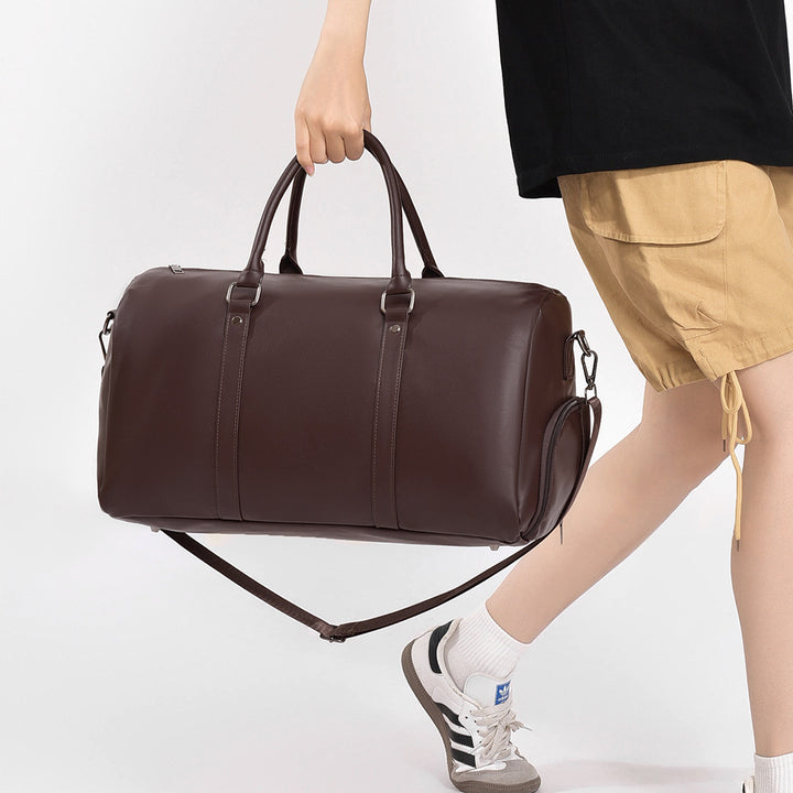 Stylish leather travel bag Bowlift