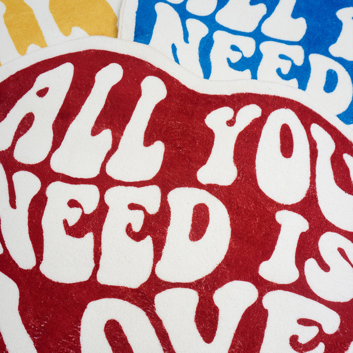 Heart-Shaped Artistic Area Rug
