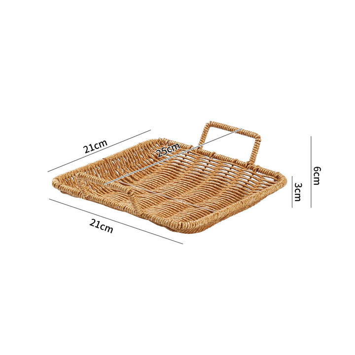 Handwoven Decorative Serving Basket Bowlift