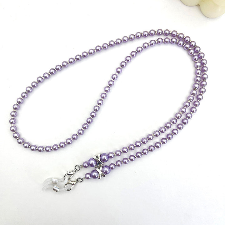 Elegant Pearl Beaded Eyewear Chain Bowlift