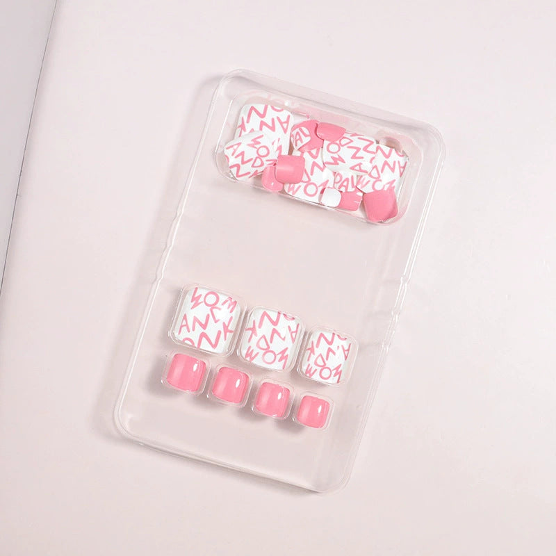 Creative Themed Press-On Nail Set Bowlift