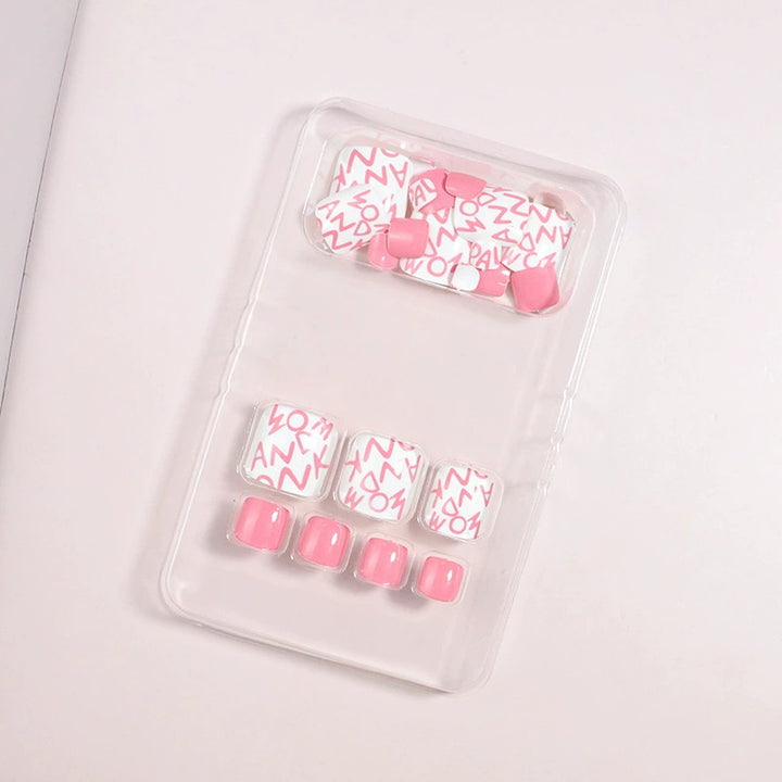 Creative Themed Press-On Nail Set Bowlift