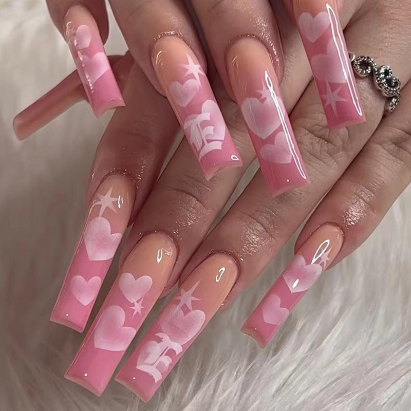 Glamorous Glittery Stiletto Press-On Nails Bowlift
