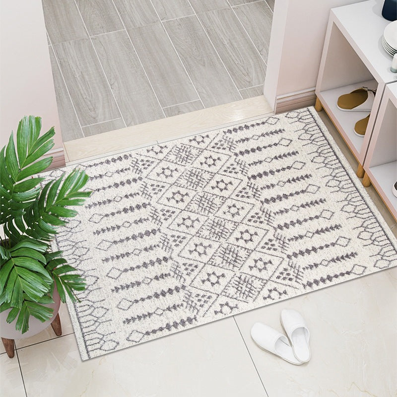 Geometric Pattern Decorative Floor Mat Bowlift