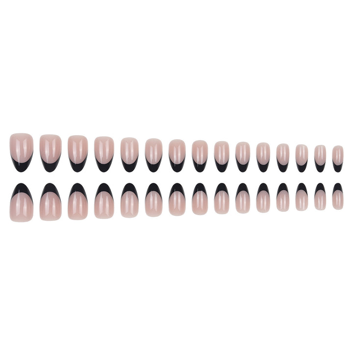Elegant French Tip Nail Art Extensions Bowlift
