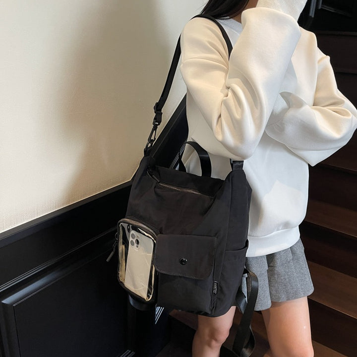 Multifunctional Casual Crossbody Backpack Bowlift