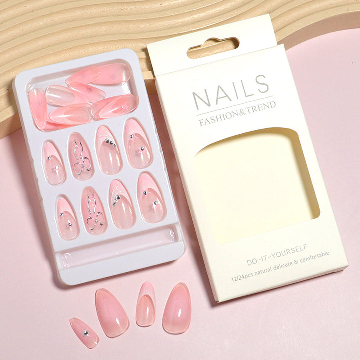 Stylish Acrylic Nail Art Bowlift
