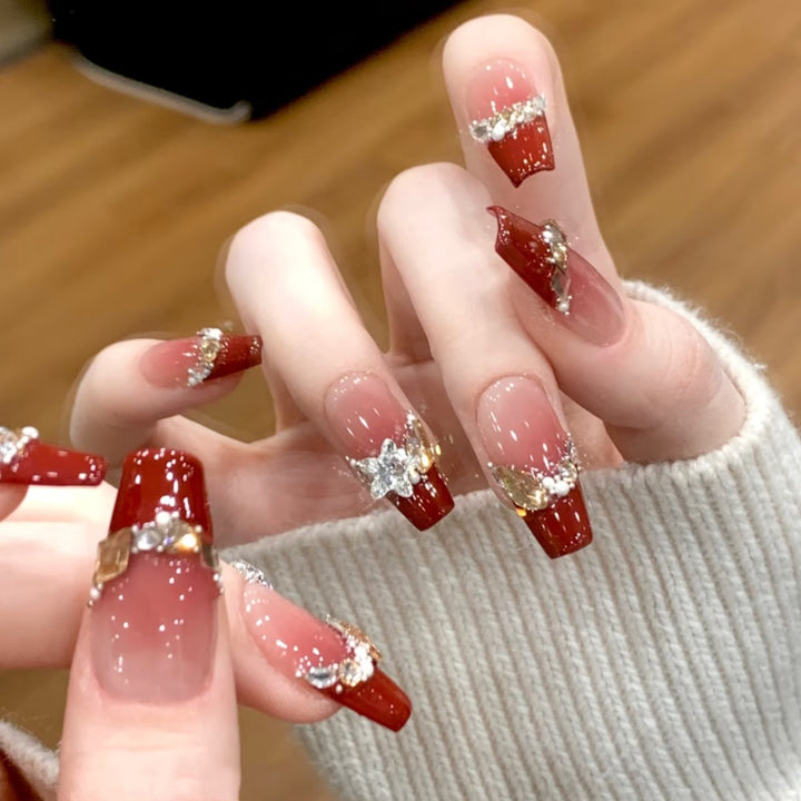 Decorative Themed Press-On Nails Bowlift
