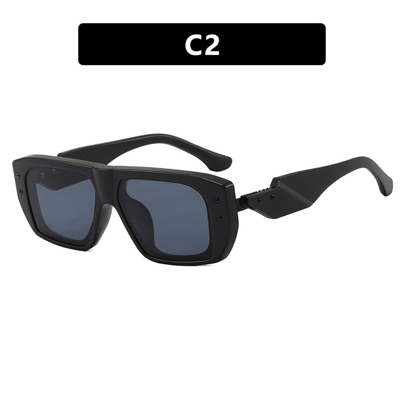 Women's fashionable square glasses with multicolored transparent frame Bowlift