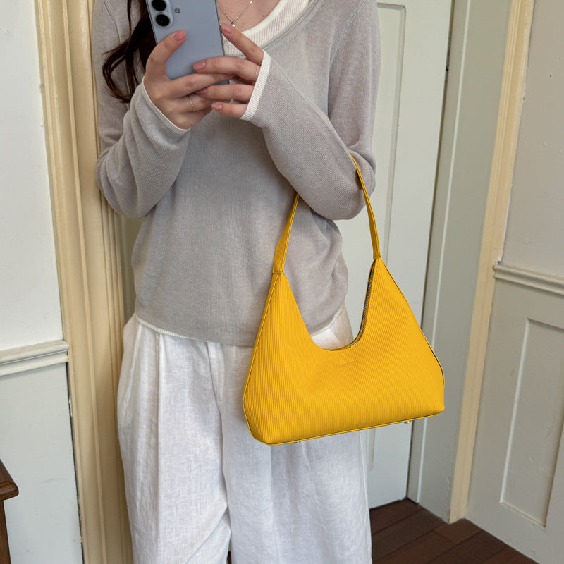 WoTextured Hobo Shoulder Bag Bowlift