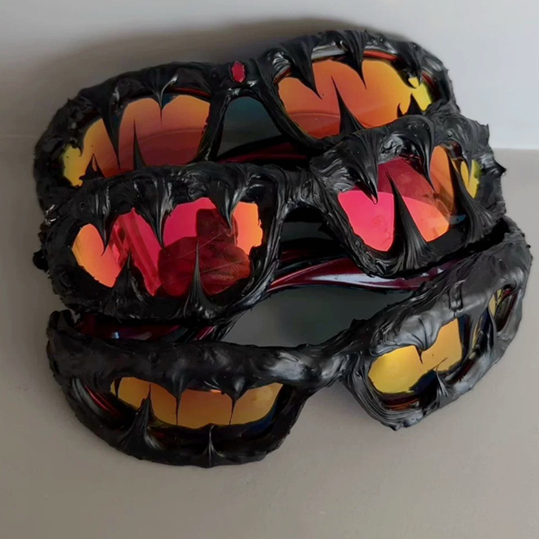 Women's sports sunglasses with creative monster design Bowlift
