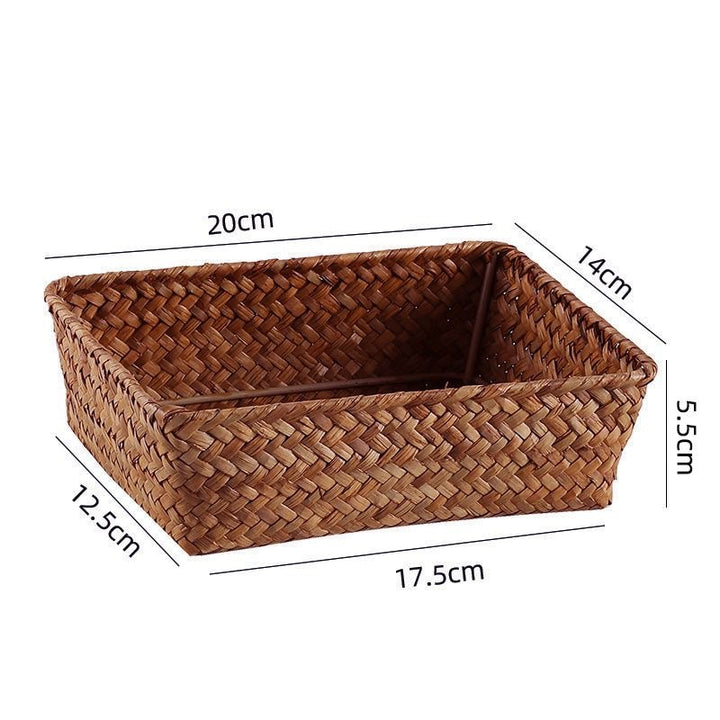 Natural Woven Storage Basket Bowlift