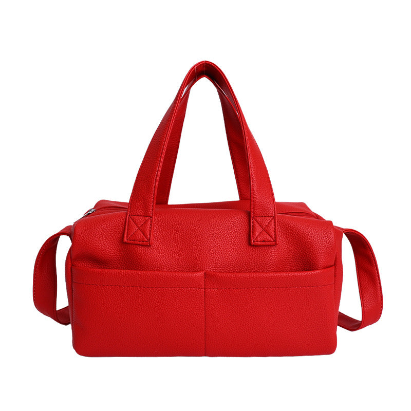 WoVersatile Leather Mini Handheld Bag Bowlift