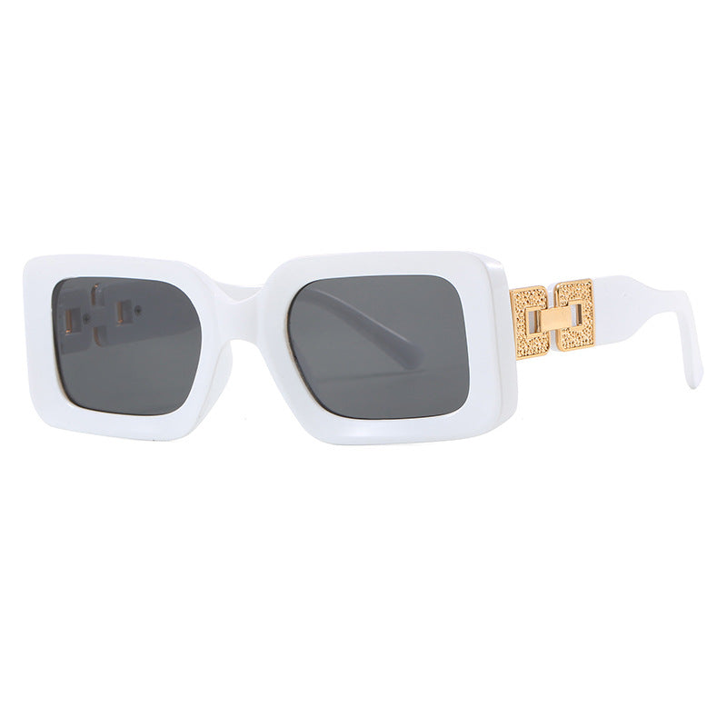 Women's Polygon Sunglasses with Glamorous Decorative Frame Bowlift