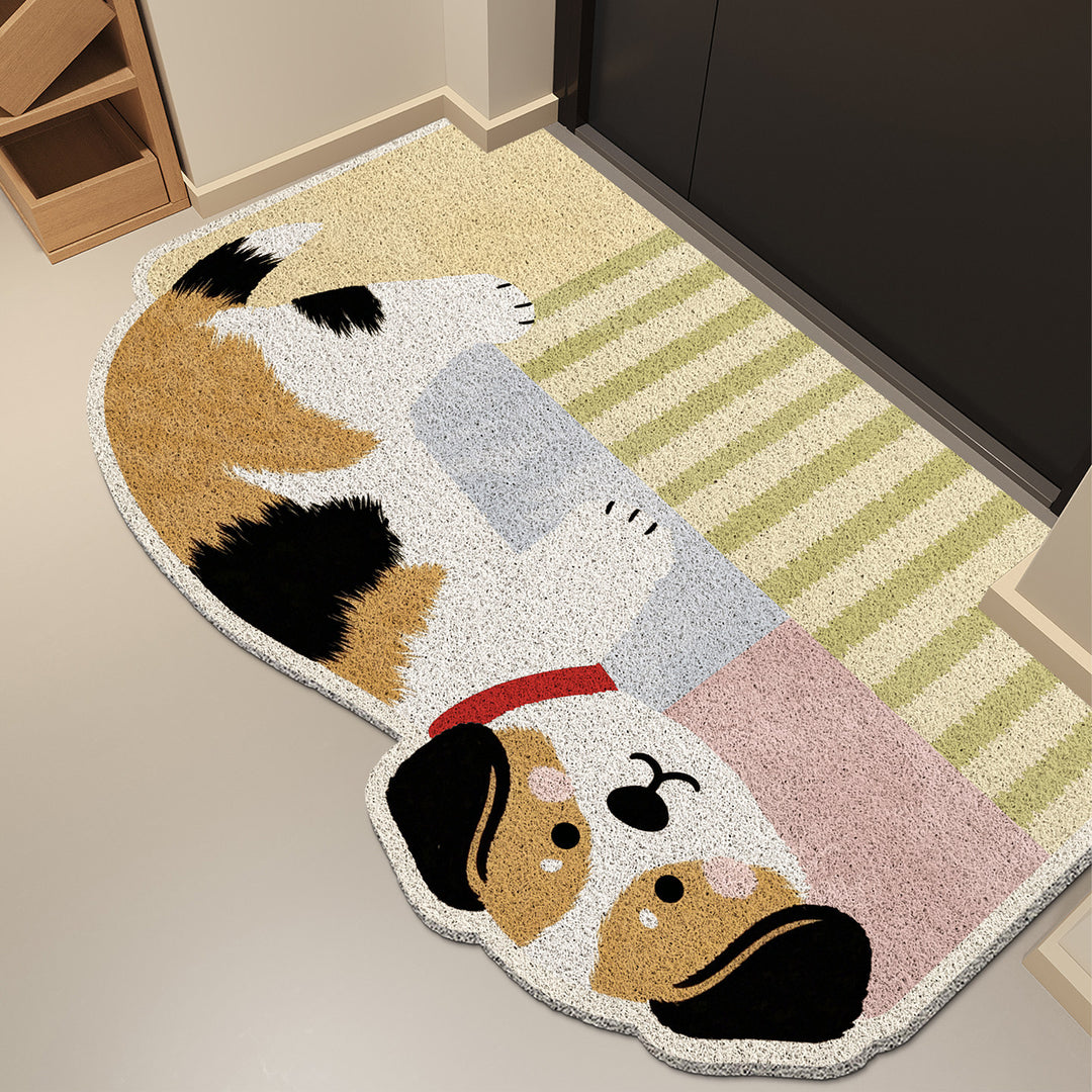 Cat-Themed Decorative Area Mat Bowlift