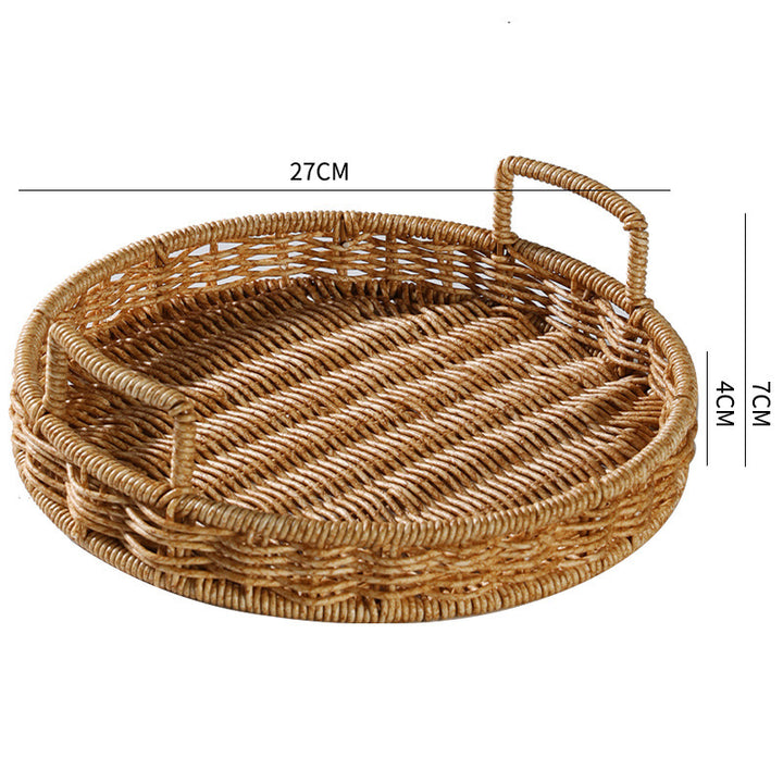 Decorative Rattan Serving Bowlift
