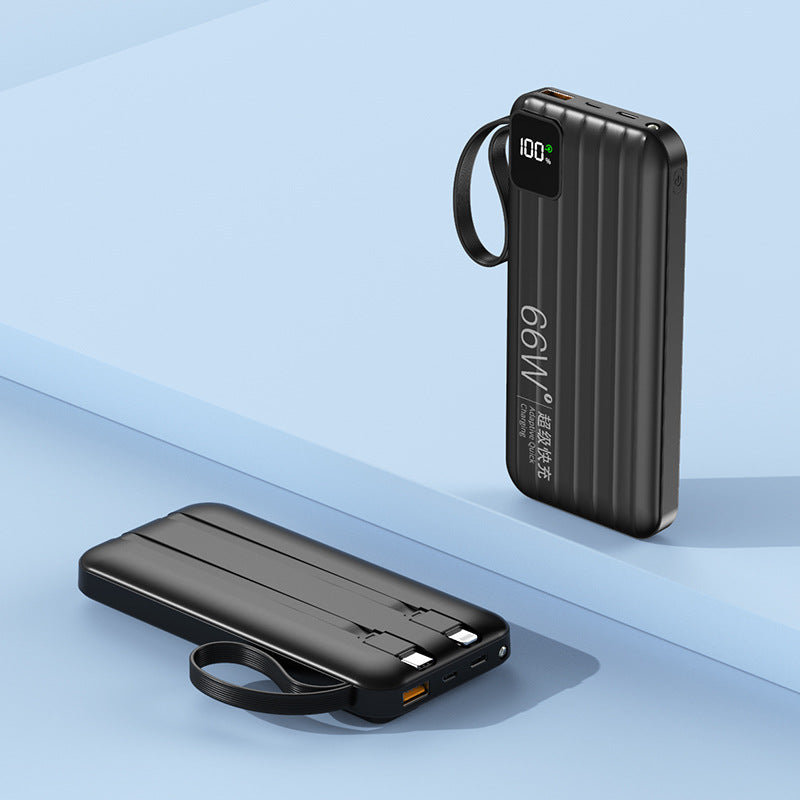 High-performance power bank with digital charge status indicators Bowlift