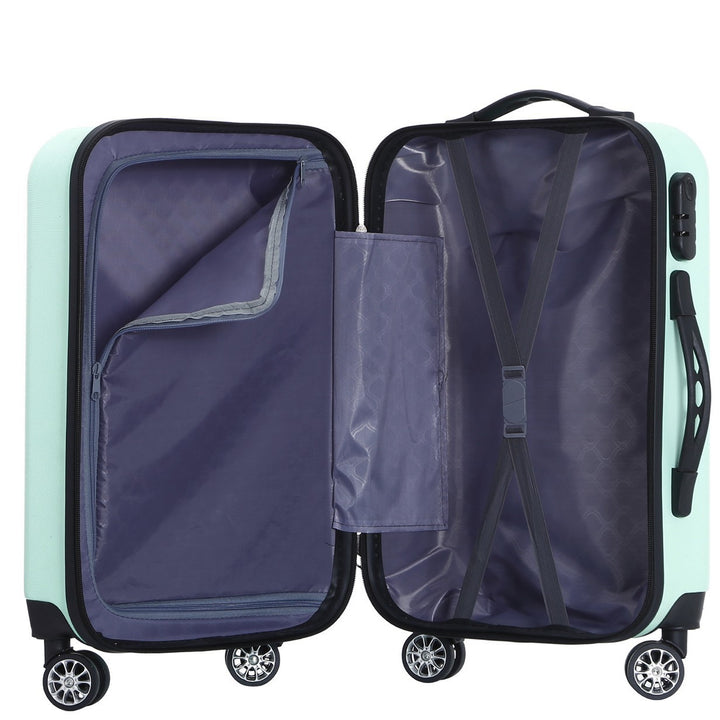 Unisex Quilted Hard Shell Carry-On Suitcase Bowlift
