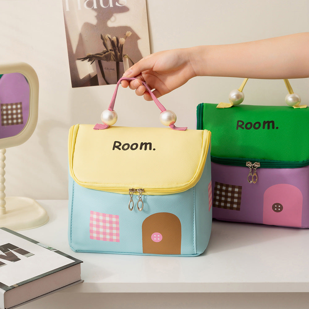 Cute House-Shaped Storage Bag Bowlift