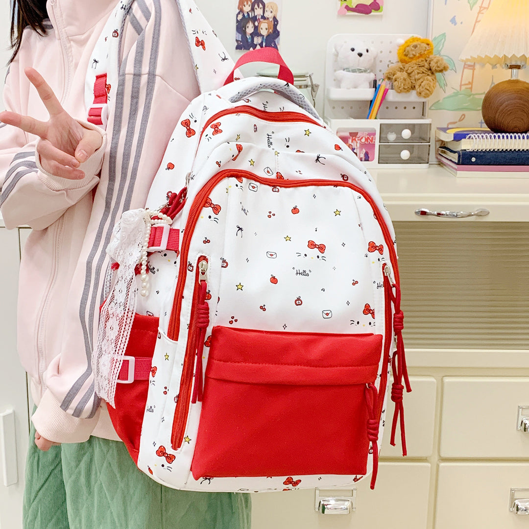 Leisure backpack with charming design and practical compartments Bowlift