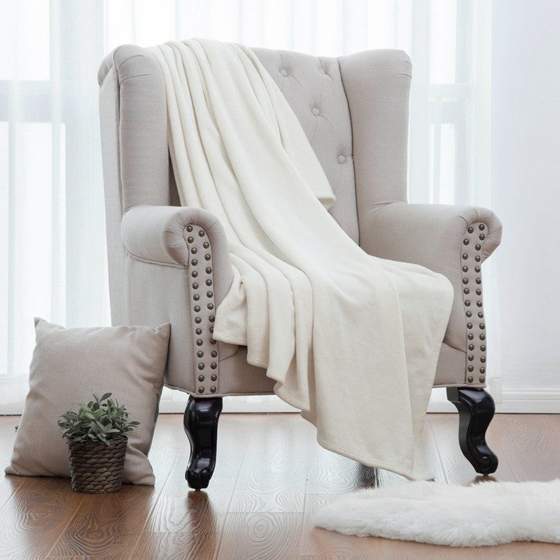 Women luxurious and cozy microfiber blanket Bowlift