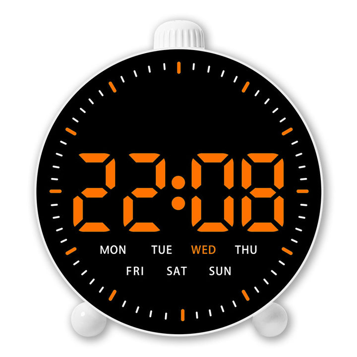 Digital desk clock with LED display and date Bowlift