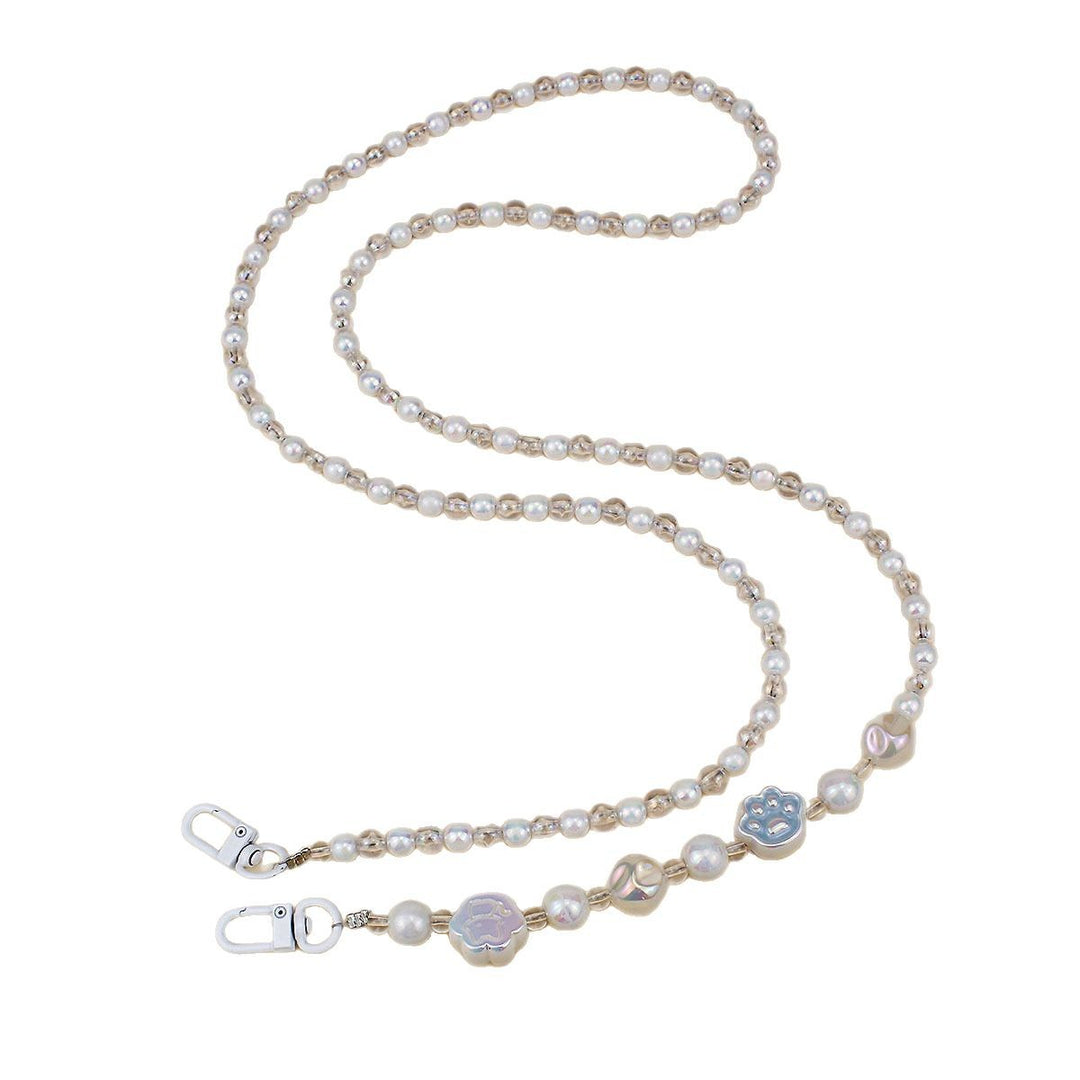 Elegant Pearl and Chain Necklace Bowlift