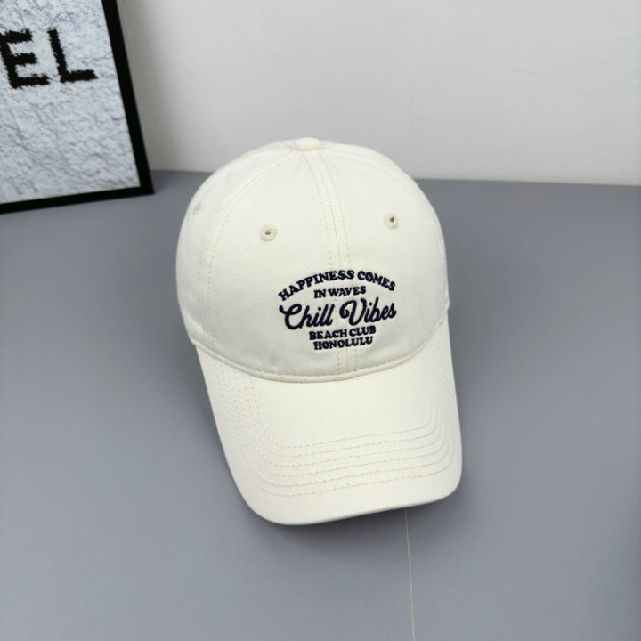 Men's Embroidered Chill Vibes Baseball Cap Bowlift