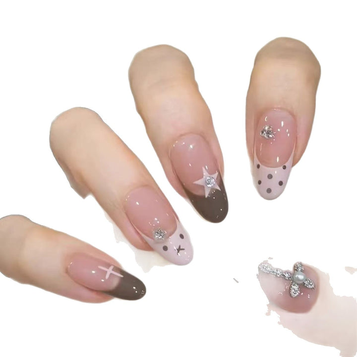 Premium Glossy Cashmere Nail Set Bowlift
