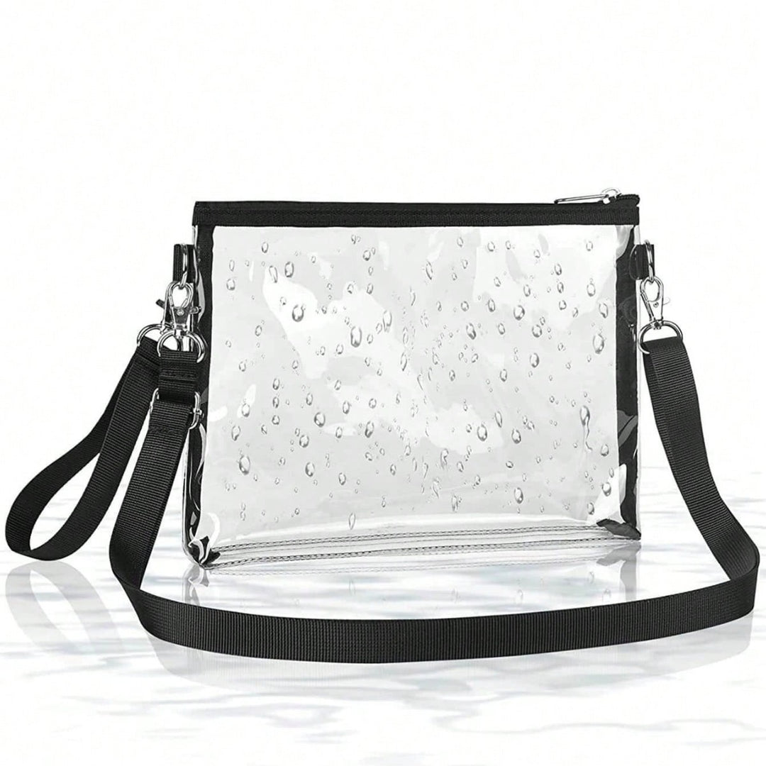 Transparent shoulder bag with adjustable shoulder strap Bowlift