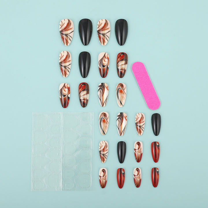 Premium Artificial Nail Set Bowlift