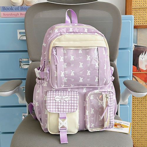 Playful Bunny-Themed Backpack