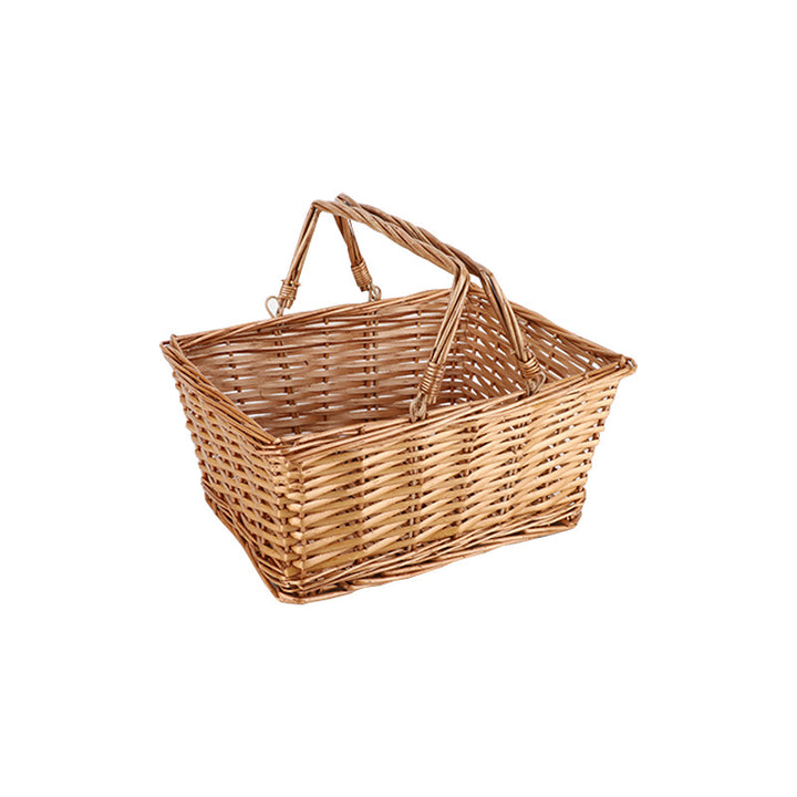 Handcrafted Woven Picnic Basket Bowlift